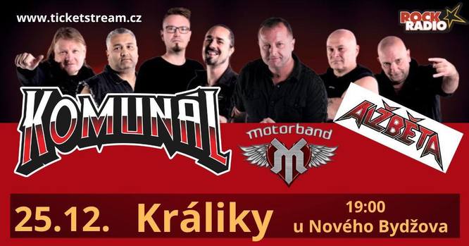 Komunál + Motorband + Alžběta - Králíky