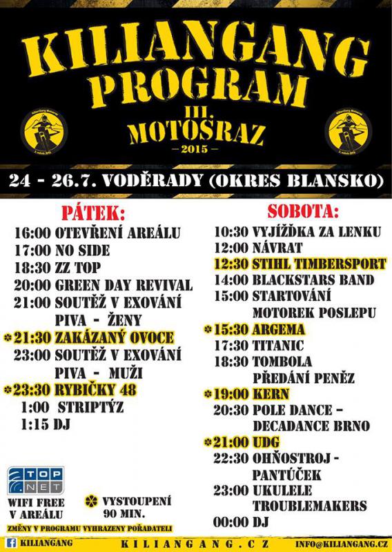 Kiliangang III. Motosraz 2015 - Voděrady