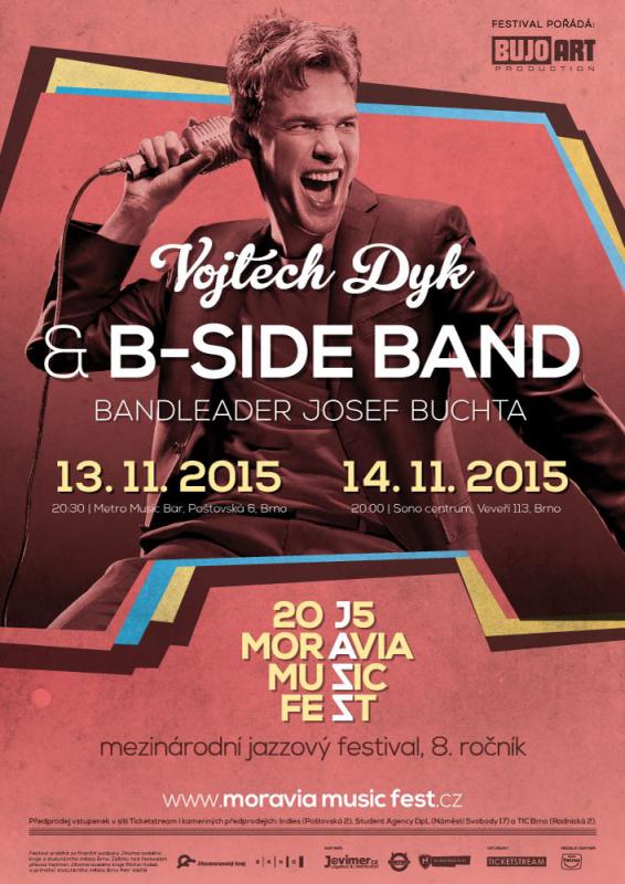 MORAVIA MUSIC FEST 2015 - VOJTĚCH DYK A B-SIDE BAND - BRNO