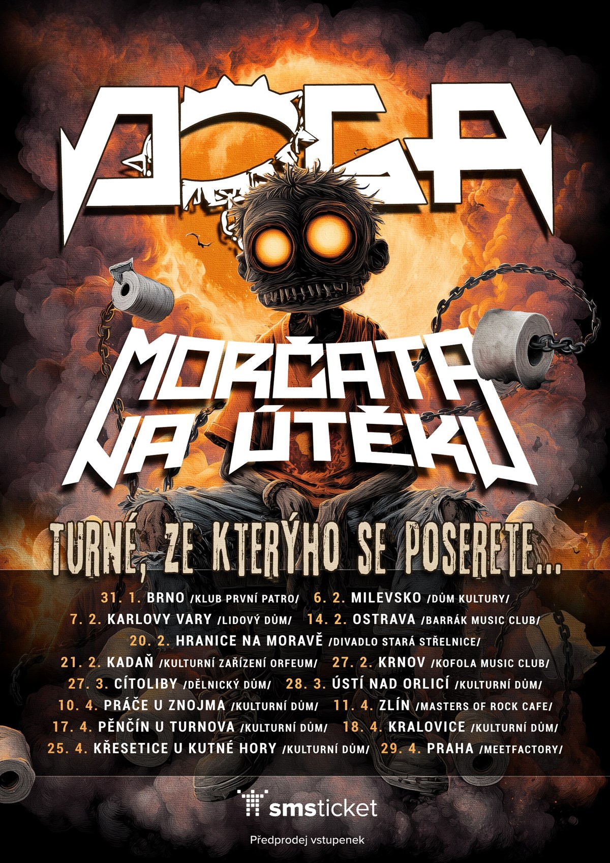 Morčata na útěku + Doga - Turné, ze kterýho se poserete... - Karlovy Vary