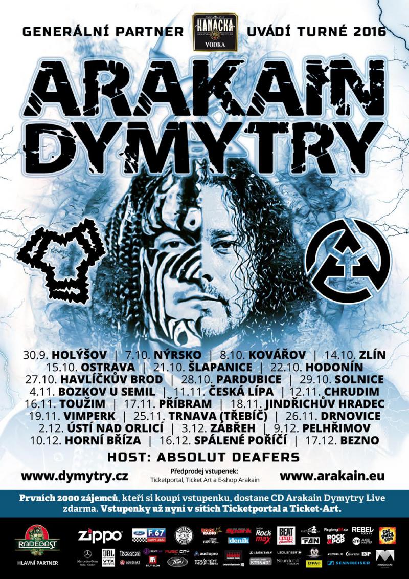 Arakain Dymytry tour 2016 - Příbram