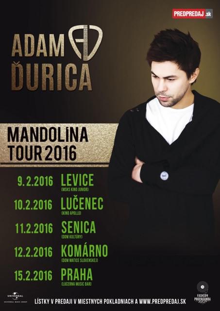 Adam Ďurica - Mandolína tour 2016 - Praha