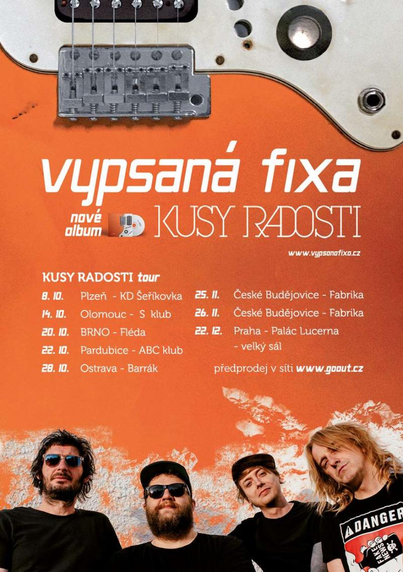 Vypsaná fixa - Kusy radosti tour - České Budějovice