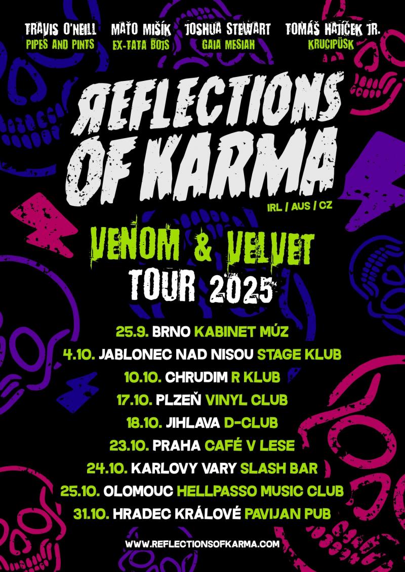 Reflections of Karma - Venom & Velvet Tour 2025 - Chrudim