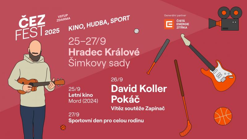 Hradec Králové zažije třídenní festival plný hudby, sportu a zábavy pro celou rodinu